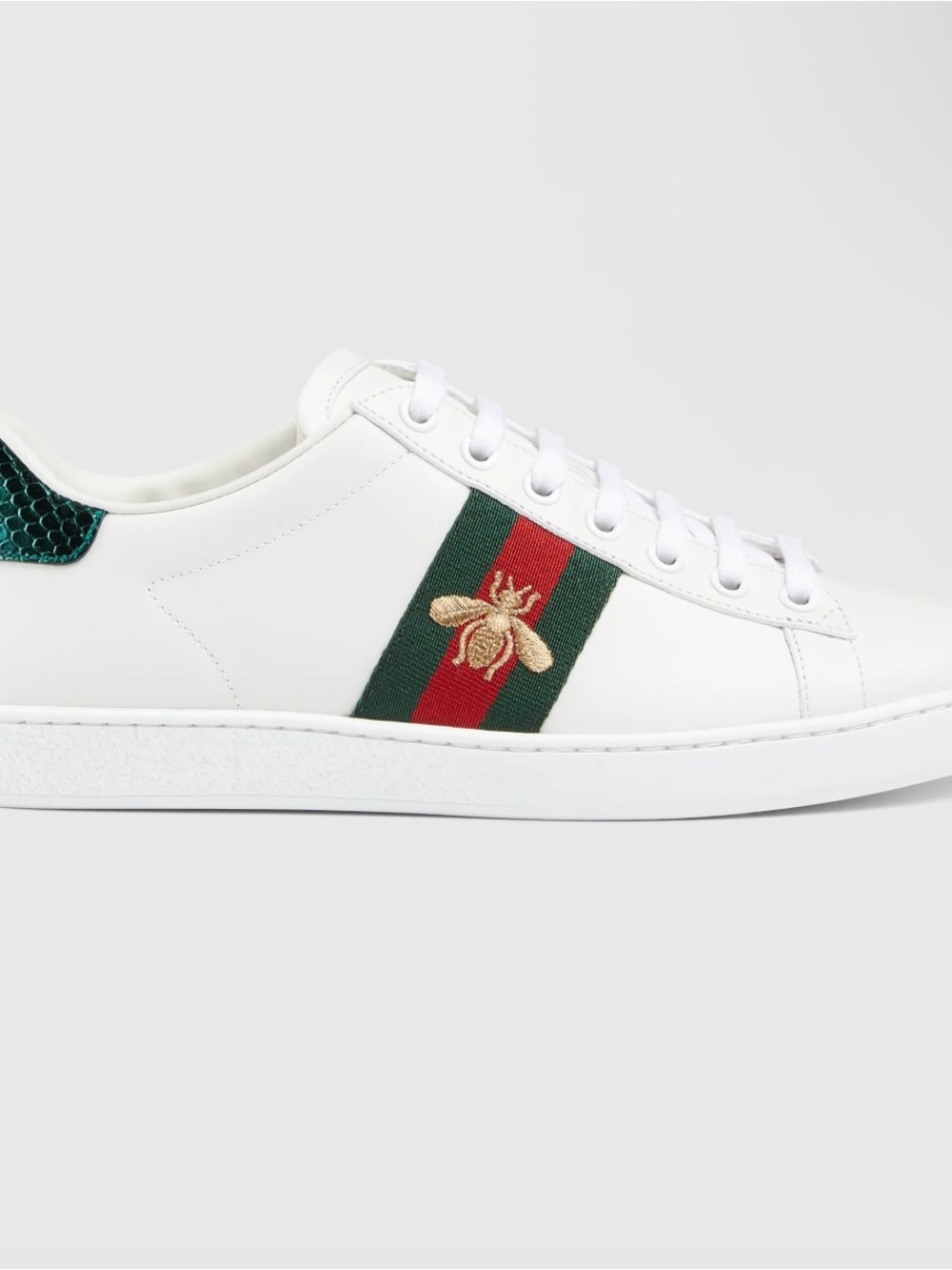 Woman's Gucci Ace Sneaker with Bee